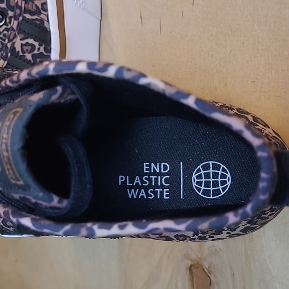 Adidas Nizza Platform Mid Leopard Print Design Shoes - Picture 10 of 10